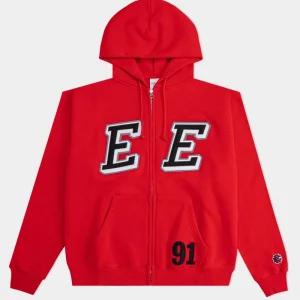 EE® Felt Zip-Up Hoodie